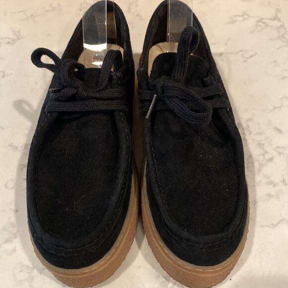 Hush Puppies Women's Bridget Sneaker suede retro made in USA size 9 - Picture 3 of 7